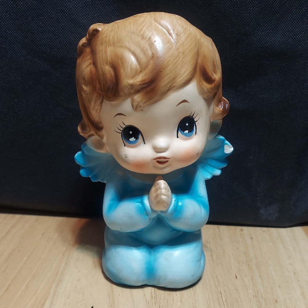 Vintage Lefton Praying Angel Planter Model 7341
